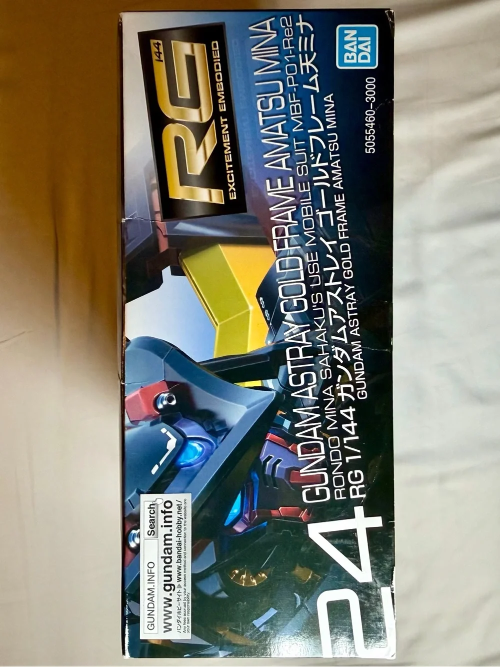 Bandai 1/144 Real Grade RG #24 Gundam Astray Gold Frame Amatsu Mina model kit